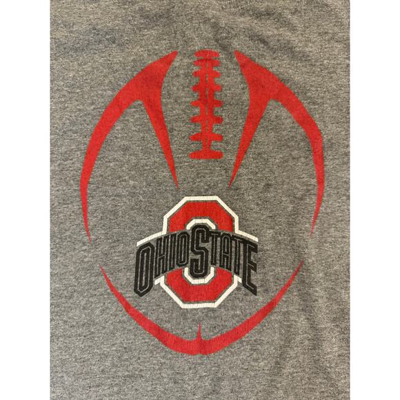 Vintage Y2K Ohio State University Nike Team Football Gray Shirt XL - Picture 4 of 7